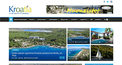 Desktop Screenshot of kroatia.fi